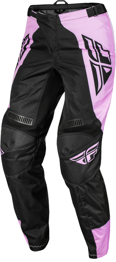 Fly Racing 377-83103 377-83103 WOMEN'S F-16 PANTS BLACK/LAVENDER SZ 03/04