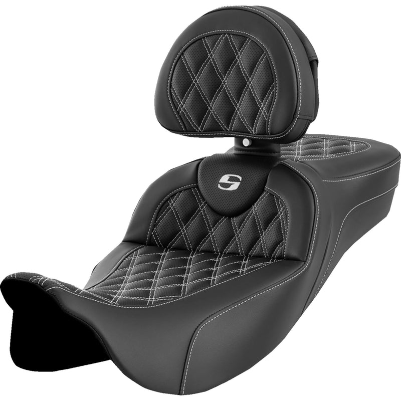 Saddlemen Roadsofa™ Seat - 808-07B-184B6 For Harley Touring 2008-2025