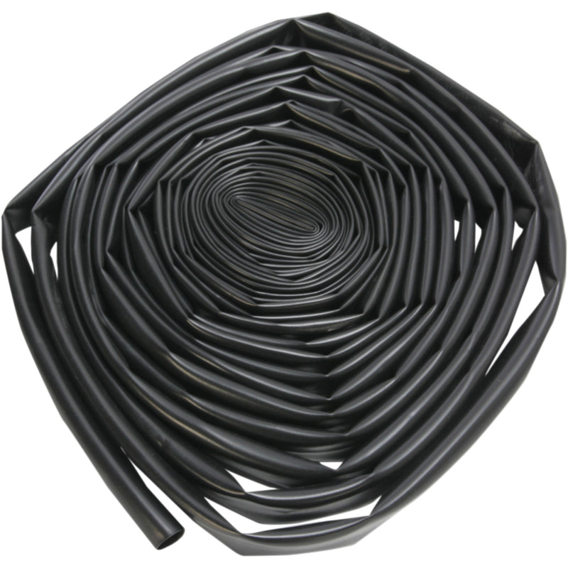 DRAG SPECIALTIES Black Shrink Tubing Tube .500" to .250"
