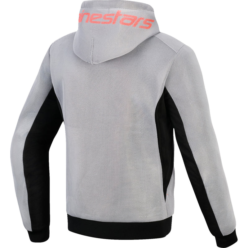 ALPINESTARS Chrome Super Airflow Hoodie Black/Mid - Gray/Red Fluo