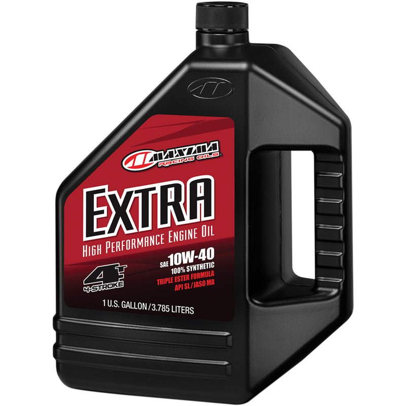 MAXIMA RACING OIL 169128 169128 Extra High Performance Synthetic 4T Engine Oil Extra Synthetic 4T Oil - 10W40 - 4L