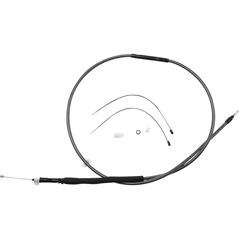 Magnum Shielding High-Efficiency Polished Karbonfibr Clutch Cable /16" - 722814 For Harley Motorcycles 2006-2024