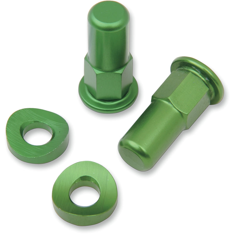 NO TOIL 0220-0018 NTRK008 Rim Lock Tower Nut/Spacer Kit Rim Lock Nut/Spacer - Kit - Green