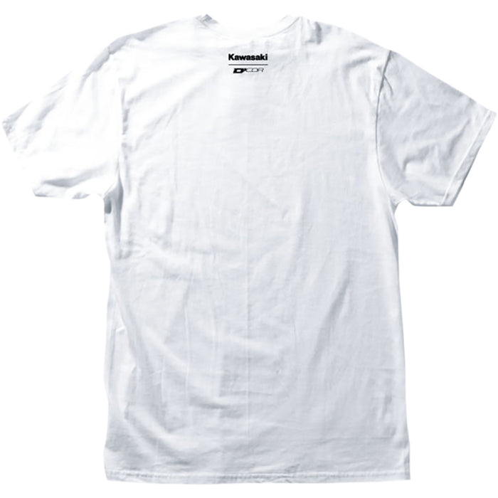 D'COR VISUALS Kawasaki Racing T-Shirt White