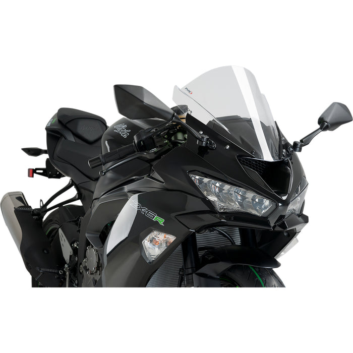 PUIG HI-TECH PARTS 2301-2847 3177W-2M Z-Racing Windscreen Race Windscreen - 13-3/4" - Clear - ZX-6R