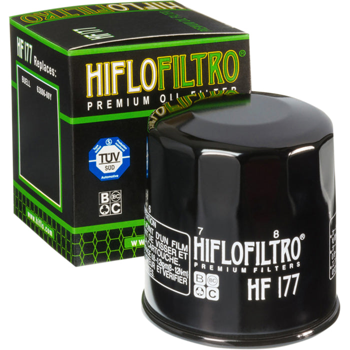 HIFLOFILTRO 0712-0044 HF177 Premium Oil Filter Oil Filter - Black