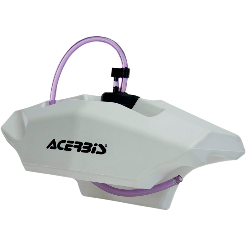 ACERBIS 0701-0709 2300330002 Handlebar Auxiliary Fuel Tank Handlebar Auxiliary Gas Tank - 0.6 Gallon - White
