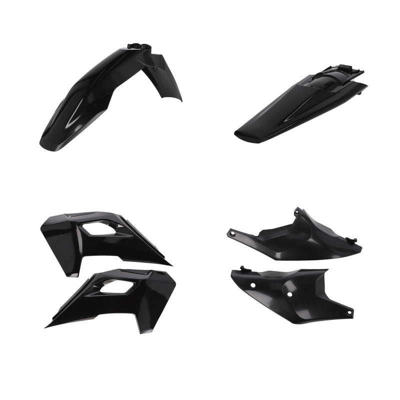 Acerbis Plastic Kit HUS Black - 2986640001 Husqvarna Dirt Bikes 2024-2025