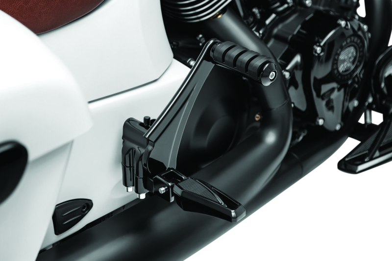 Kuryakyn 5830 Passenger Peg Mounts Indian Models Gloss Black - User 1