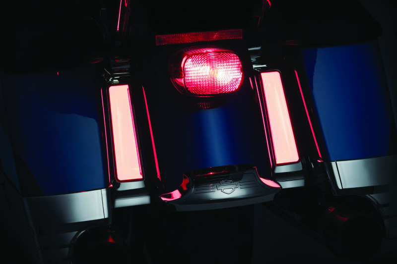 Kuryakyn 2900 Tracer L.e.d. Inserts For Saddlebag Supports Chrome - User 1
