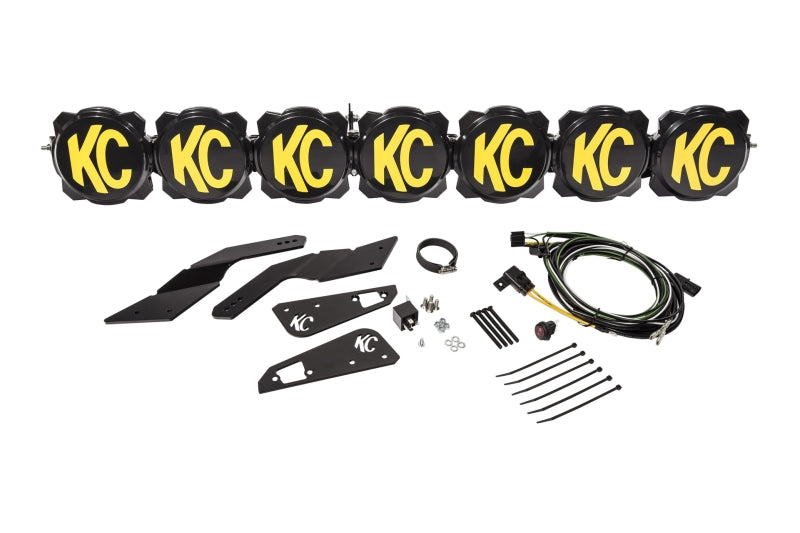 KC HiLiTES 91334 Can-am X3 45in. Pro6 Gravity LED 7-Light 140w Combo Beam Overhead Light Bar System - Photo - Primary