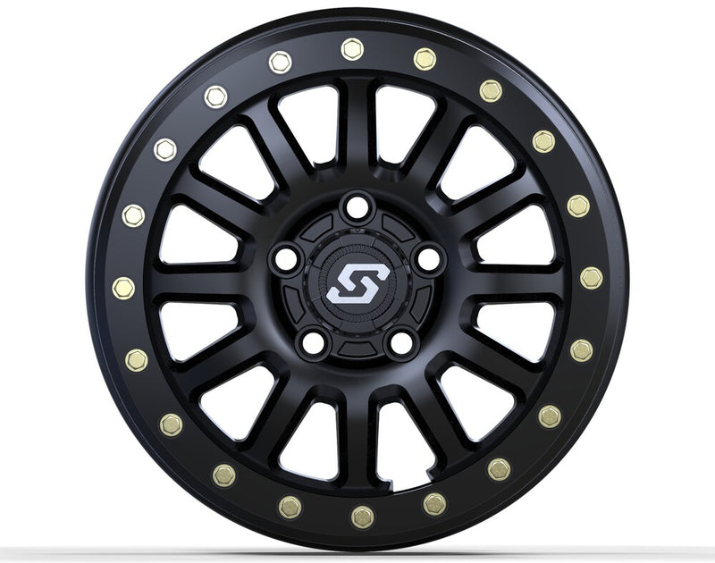 Sedona Sano Bdlk Wheel 15X7 5/4.5 6+1 (+50MM) Black - A21B-57012+50 Polaris RZR 2022
