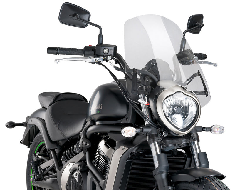 Puig Hi-Tech Parts Windscreen Naked NEW GEN Touring Clear - 8164W Kawasaki Vulcan 2015-2025