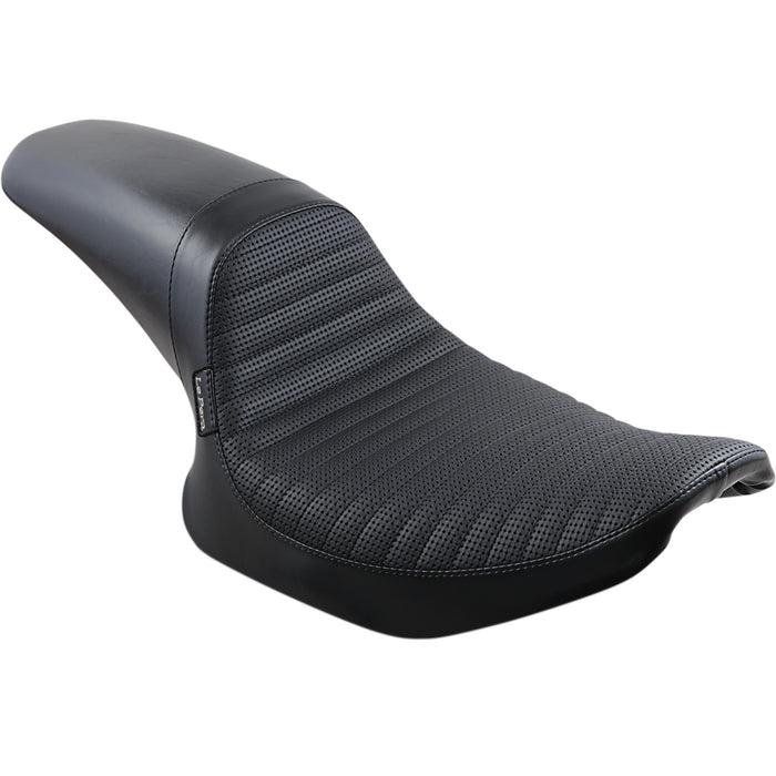 LE PERA 0805-0115 L-541BWPT Daytona Sport Seat - Basketweave/Pleated - Black - FXR '82-'00