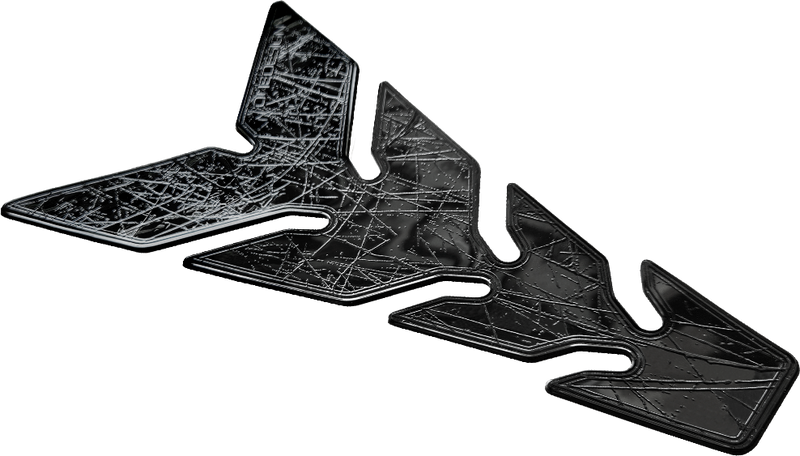 One Emblems 623-1166 XT3 ULTRA-THIN TANK PAD SCRATCHES BLACK