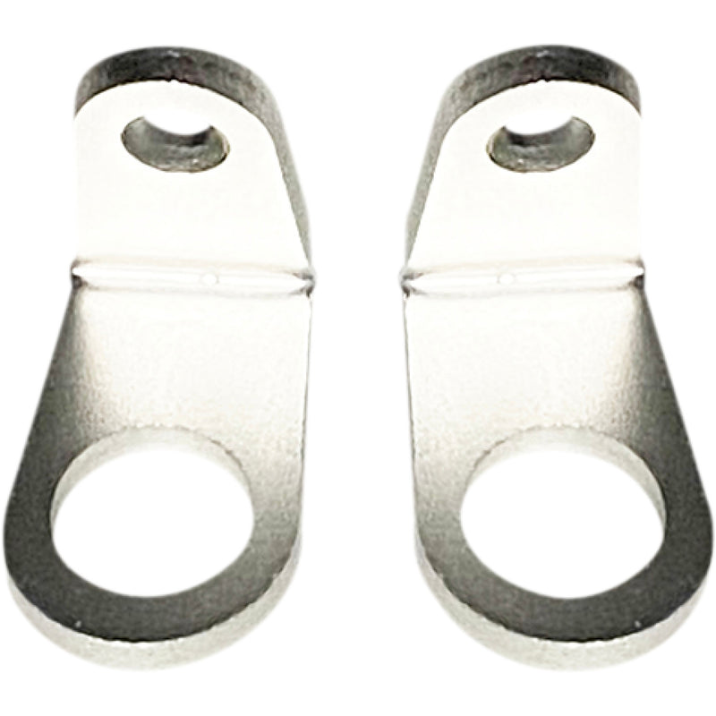 CUSTOM DYNAMICS 2040-2716 CD-MICRO-L Micro Turn Signal Mount Mount - Micro Turn Signal - L-Bracket - Silver