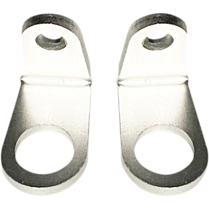 CUSTOM DYNAMICS 2040-2716 CD-MICRO-L Micro Turn Signal Mount Mount - Micro Turn Signal - L-Bracket - Silver