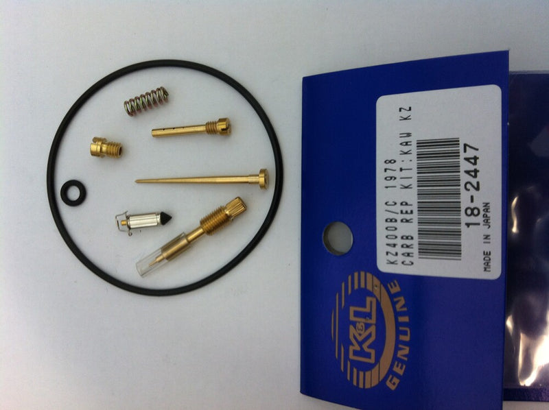 K&l Supply Carburetor Repair Kit - 18-2447 Kawasaki KZ400A Deluxe / KZ400B / KZ400C Special 1978
