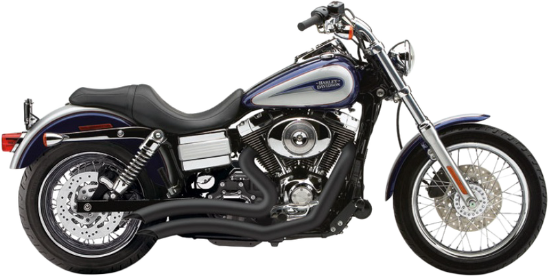 Cobra 82-96604 6227B SPEEDSTER SHORT SWEPT BLACK DYNA 06-11