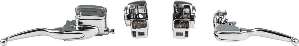 Harddrive 820-55013 53600 HANDLEBAR CONTROL KIT CHR CABLE CLUTCH `08-16 FLH