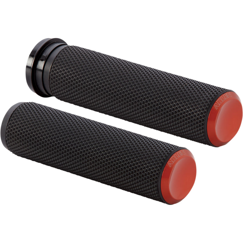 Arlen Ness Knurled Grips - 07-306 For Harley Motorcycles 2008-2025