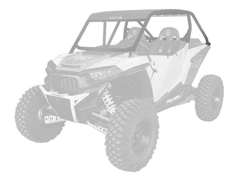 Pro Armor Baja Cage With V Intrusion Sparkle Silver Metallic - P141C025SSM Polaris RZR 2014-2018