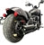 Tab Performance Indian Chief 3.5" Black Tip Compatible Exhaust Pipes | '22 & Up - Black Slash End Caps, Zombie Baffles 231-2290-B-Z