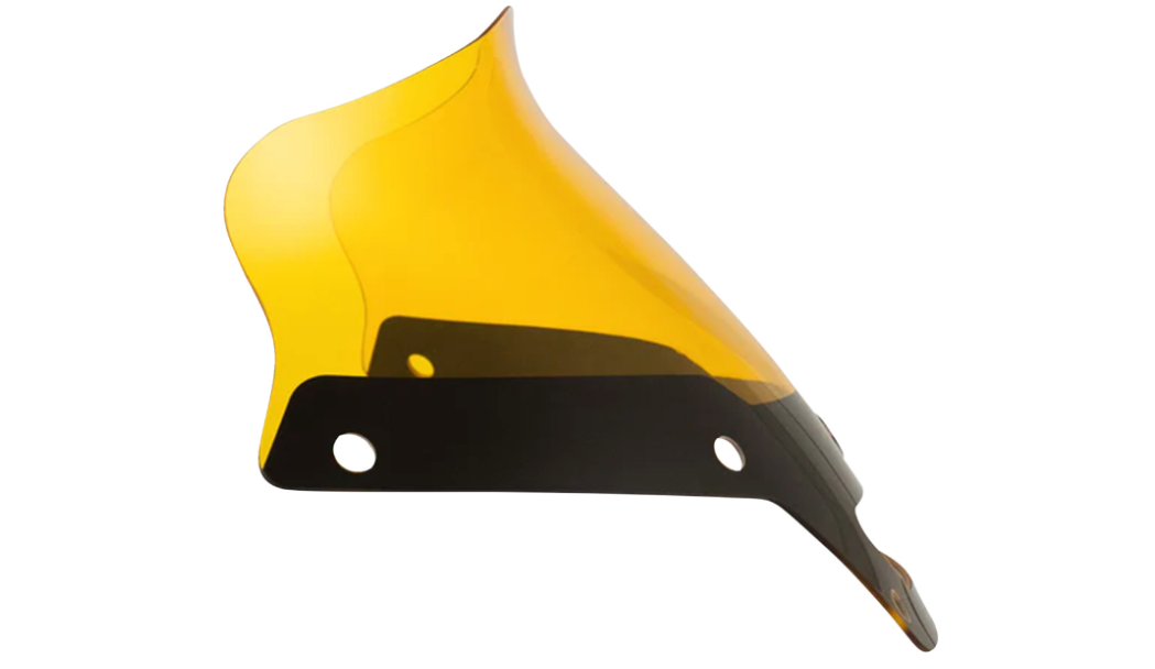 KLOCK WERKS 2310-0834 KWW-02-0624 Kolor Flare™ Sport Windshield-  6" - Yellow - FXLRST