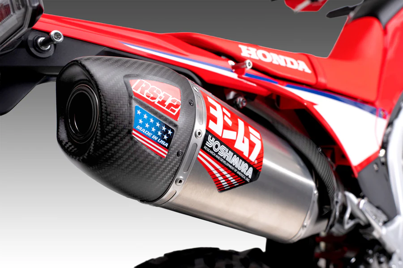 Yoshimura Exhaust Race RS-12 Slip-ON SS CF Honda CRF 300 - 123412S520 Honda CRF 300 2021-2025