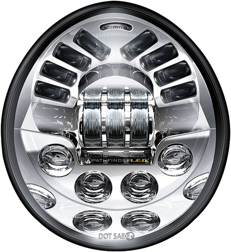Pathfinder V-ROD Headlight Chrome - V2VRDC For Harley 2002-2017