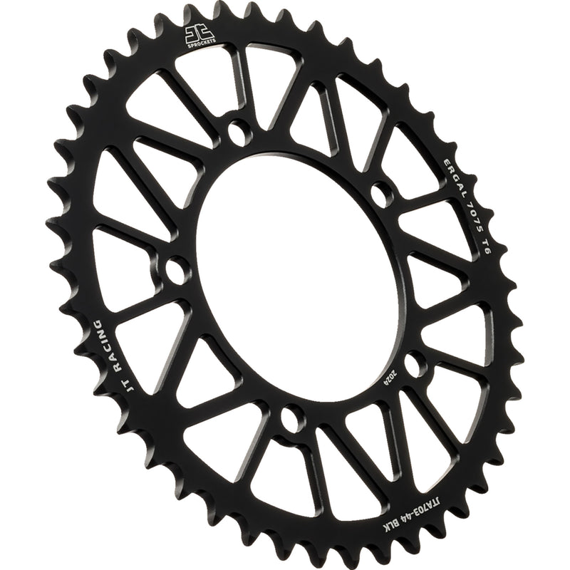 JT SPROCKETS 1212-2356 JTA703.44BLK Aluminum Rear Sprockets Rear Sprocket - Aluminum - 44 Tooth - Black - Aprilia