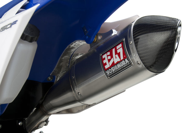 Yoshimura RS-4 Header Canister END CAP Exhaust System SS-AL-CF - 234700D320 Yamaha WR 450 2012-2015