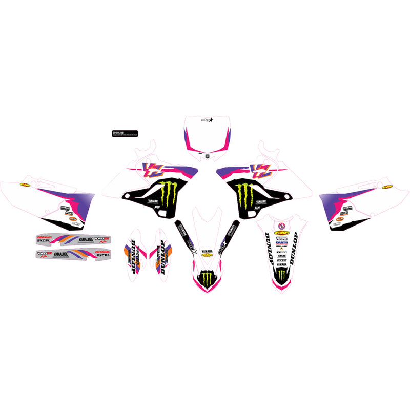 D'cor Visuals Graphic Kit - 20-50-235 Yamaha YZ 125 / YZ 250 2015-2021