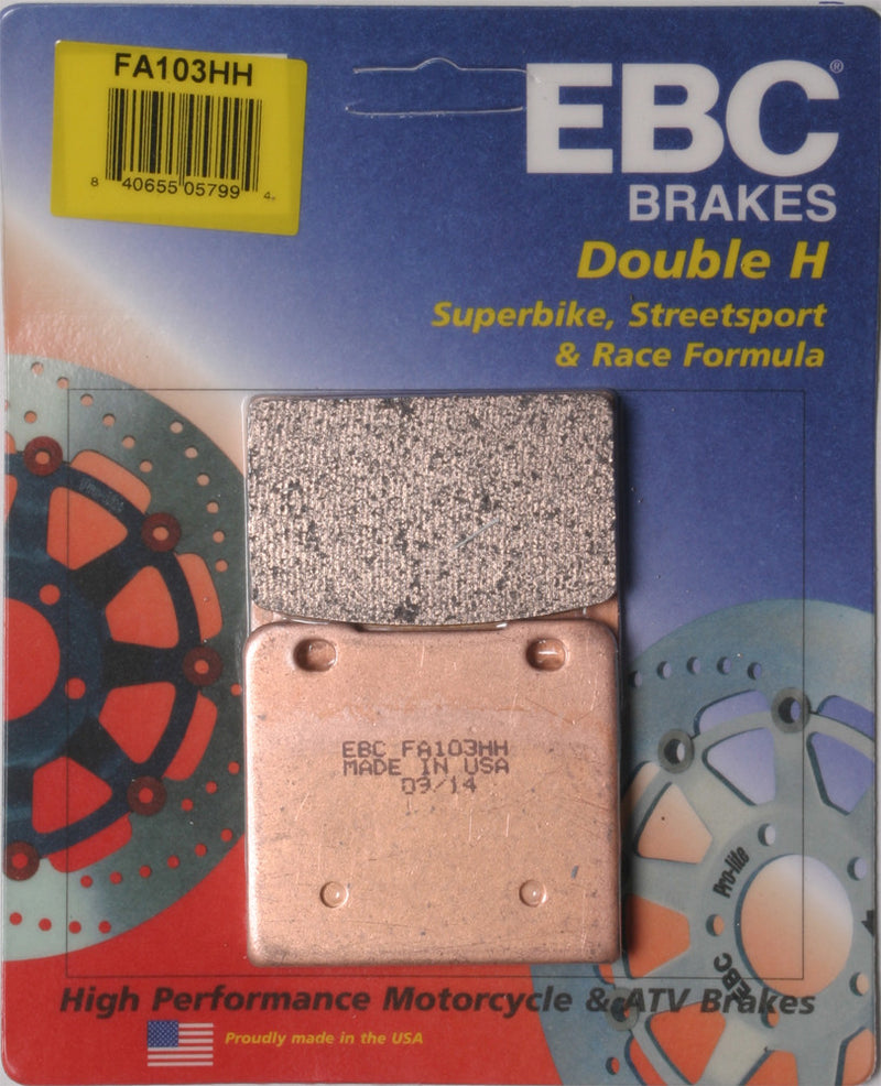 EBC Brake Pads Double-H Sintered - FA103HH Suzuki Motorcycles 1983-2009