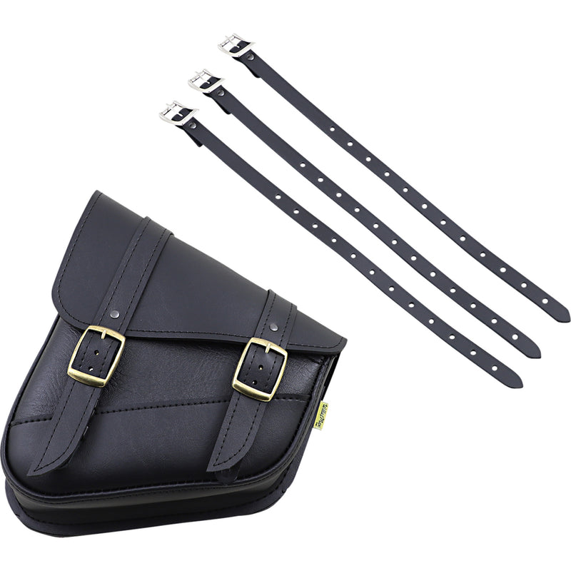 Willie & Max Luggage Saddlebag - 59776-08 For Harley Softail 1984-2023 | Kawasaki Motorcycles 1985-2023