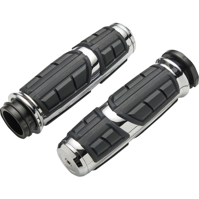 Ciro Chicane Grips - 54001 For Harley Motorcycles 2008-2026