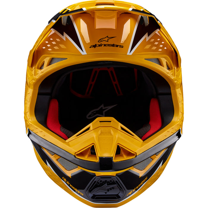 ALPINESTARS Supertech M10 Ampress MIPS® Helmet - Gloss Black/Yellow
