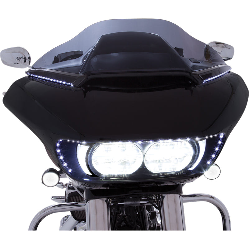 Ciro Horizon Windshield Trim - 11051 For Harley Road Glide 2015-2025