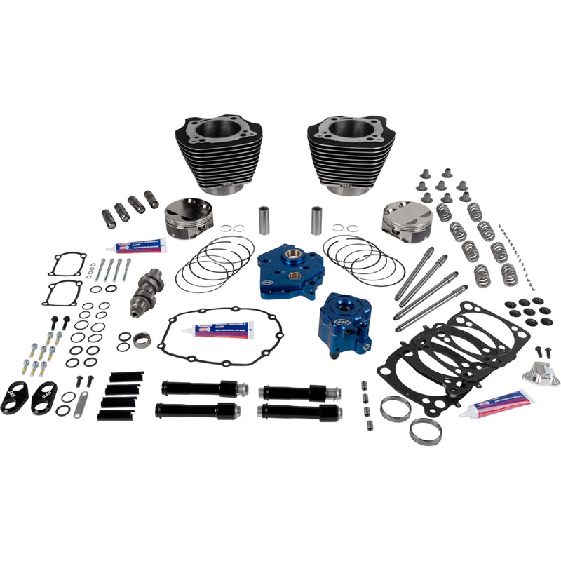 S&S Cycle Performance Kit Power Package - 310-1395A For Harley Touring / Softail 2017-2023