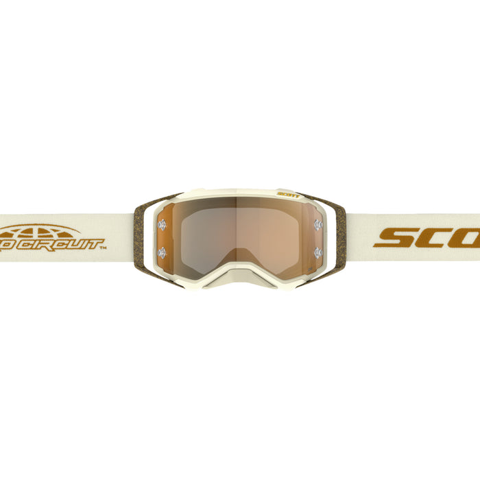 SCOTT 2601-3819 423514-1074324 Prospect Pro Circuit AMP Goggle beige/white/brown - gold chrome