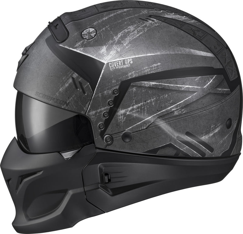 Scorpion Exo 75-16043X COV-1318 COVERT OPEN-FACE HELMET INCURSION BLACK 3X