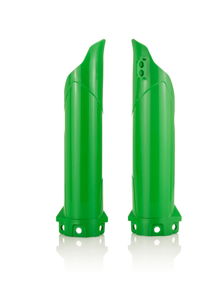 Acerbis Lower Fork Cover SET Kawasaki Green - 2374060006 Kawasaki Dirt Bikes 2014-2026