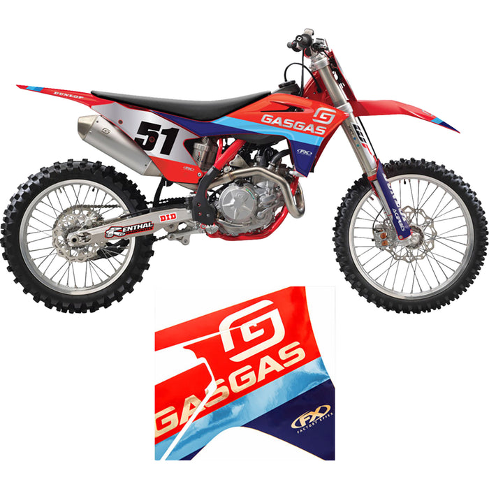 FACTORY EFFEX 4302-7267 27-03702 Candy Chrome Series Shroud/Airbox Graphics kit - gas gas