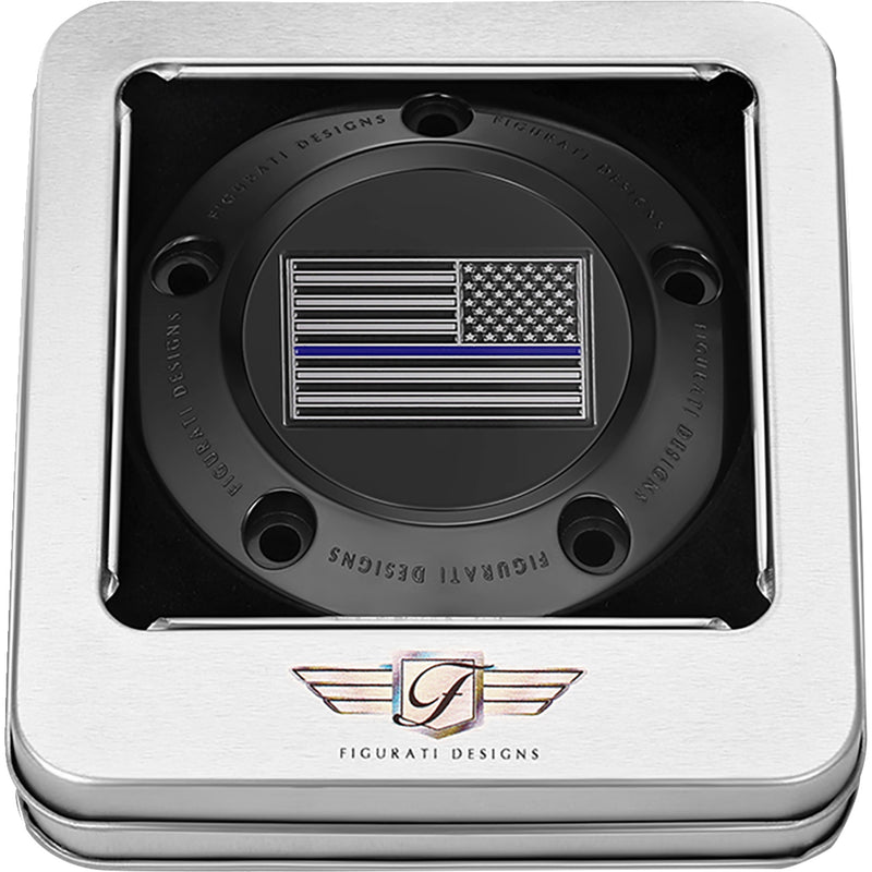 Figurati Designs Cover - FD71-TC-5H-BLK For Harley Motorcycles 1999-2017