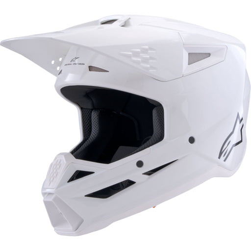 ALPINESTARS SM3 Solid Helmet - Gloss White — SpazCycle