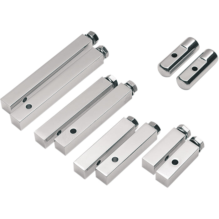 DRAG SPECIALTIES DS253056 5/8" Square Footpeg Mounting Blocks Footpeg Bars - 5"