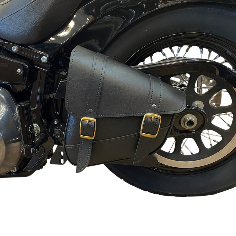 Willie & Max Luggage Saddlebag - 59776-08 For Harley Softail 1984-2023 | Kawasaki Motorcycles 1985-2023