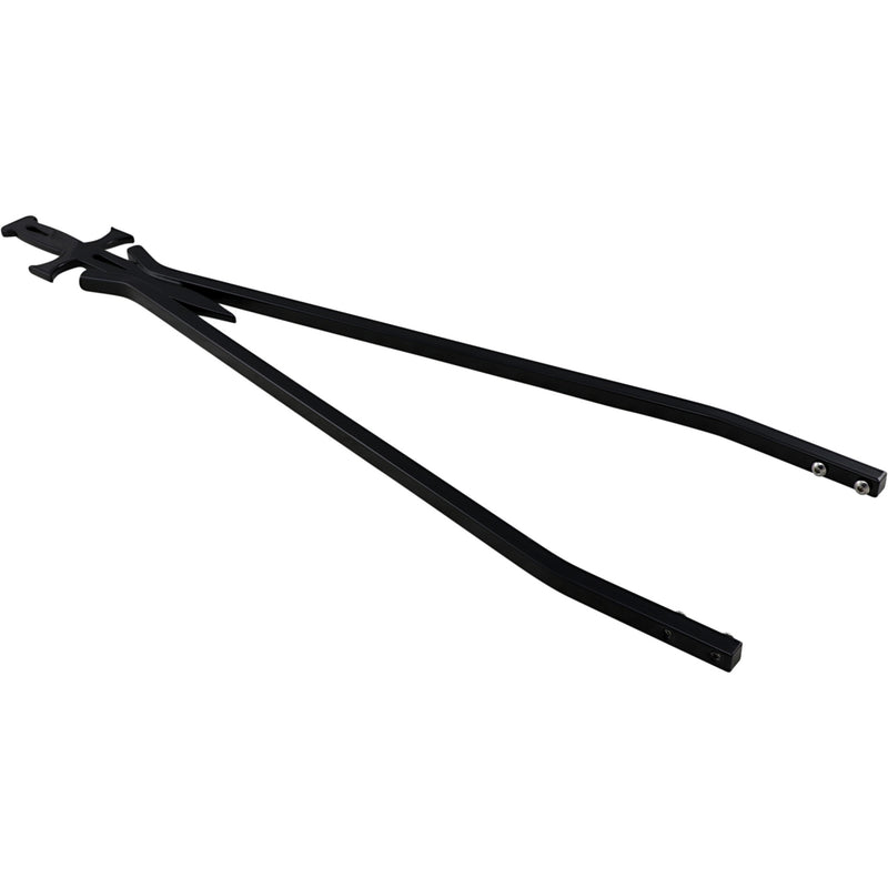 CYCLE VISIONS 1501-0096 CV-8009B Daggertude Styled Sissy Bar Sticks Sissy Bar Stick - Black - 30" Daggertude - Wide