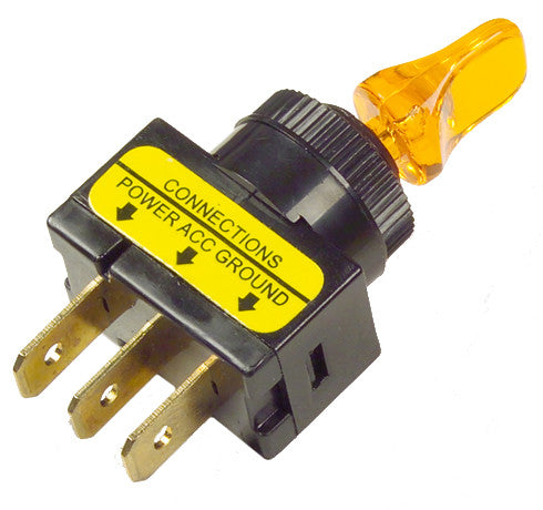 Grote 58-9550Y 82-1910 TOGGLE SWITCH YELLOW 20 AMP