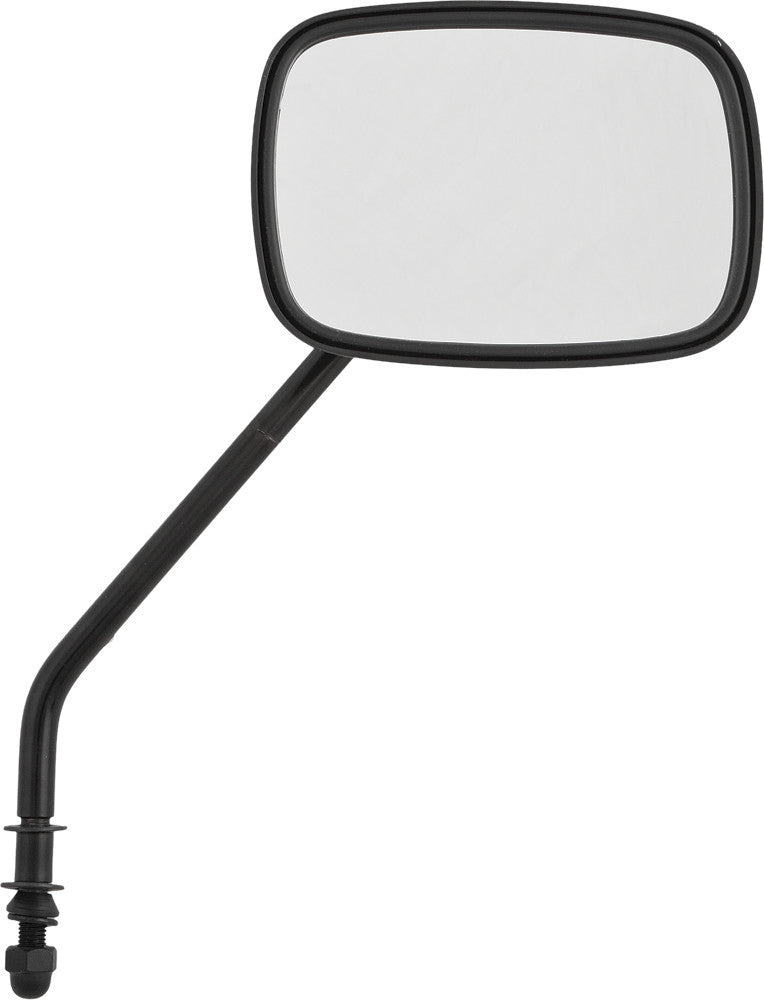 Harddrive Mirror OE Style 8" Stem L R Black L R 5X3.5" - 30-851BK For Harley Motorcycles 1970-2017
